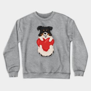 Corgi Mix / Borgi Love Crewneck Sweatshirt